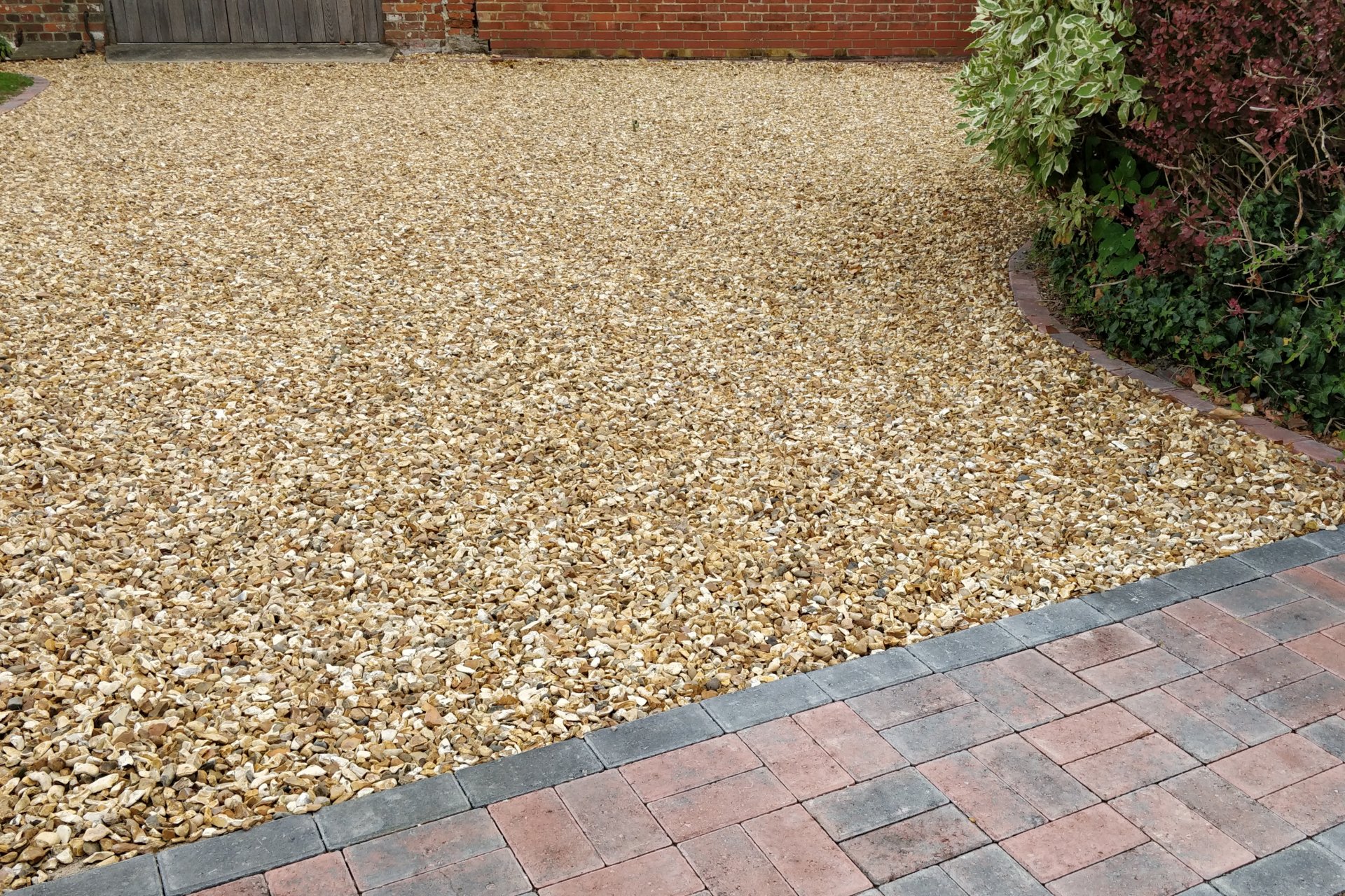 Gravel Blocks Driveway